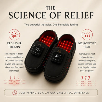 AuraStep™ Red Light Slippers