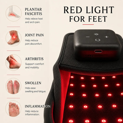 AuraStep™ Red Light Slippers